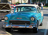 Vintage Blue '55 Chevy Bel Air