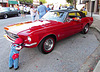 Vintage Red Mustang