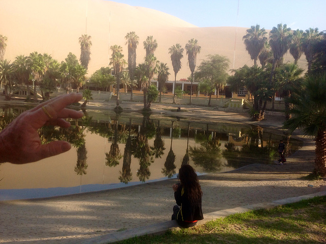 Reflet dans la lagune