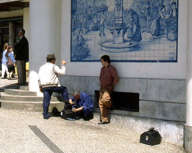 Shoeshine in Funchal