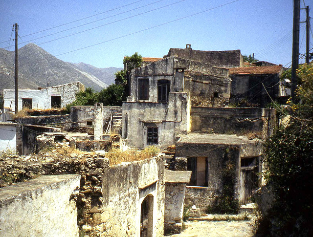 Ruined Cretan Village