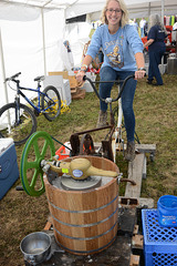 Pedal-powered Ice Cream Machine