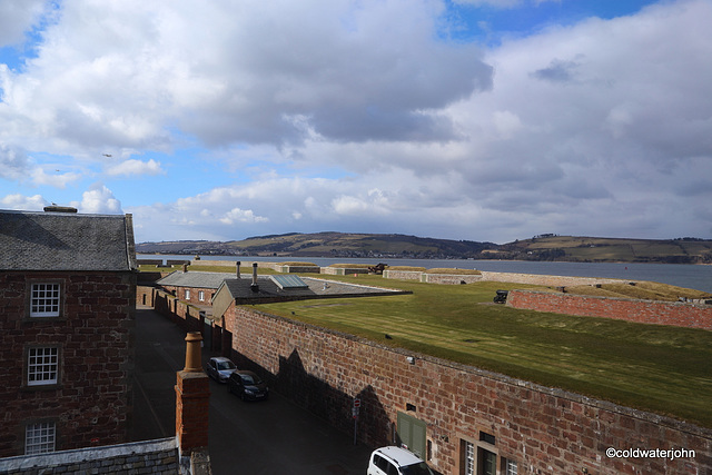 View over the Moray Firth to the Black Isle from the Dining Room.