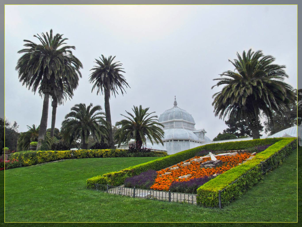 Conservatory Garden Flower Clock