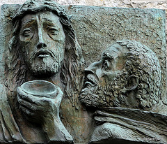 Eire - Wood carving at Holy Cross Abbey