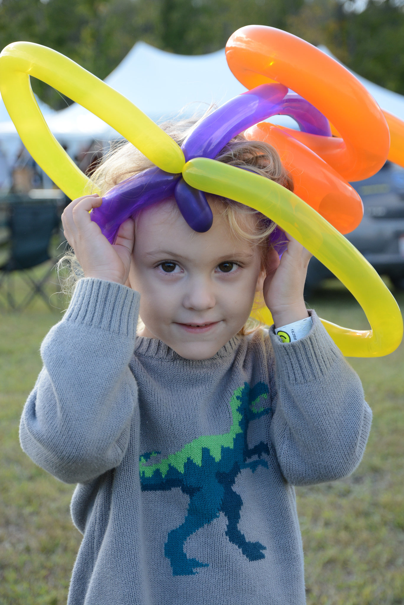 A fine balloon hat