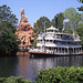 Frontierland- Paddle Steamer and Big Thunder Mountain