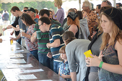 The ever-popular beer tent