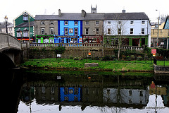 Kilkenny - reflections near John's Bridge