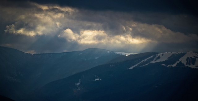 "que la montagne est belle "!