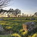 Lough Gur Smaller Stone Circle at sunset