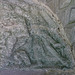 worth matravers church, dorset angel from the right hand of the tympanum, c,1170