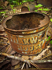 Maxwell House Can found at a gold-panning camp