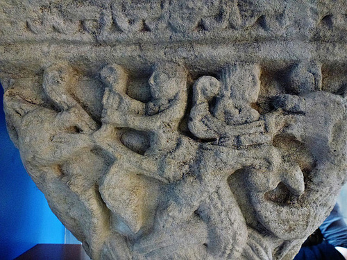 reading abbey cloister sculpture