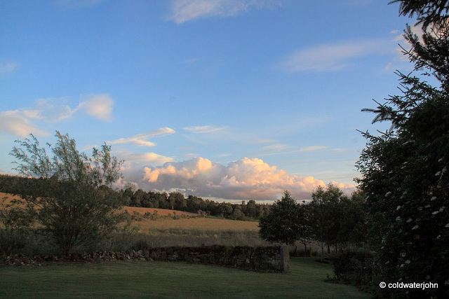 Summer Evening View South - 8.30 p.m.