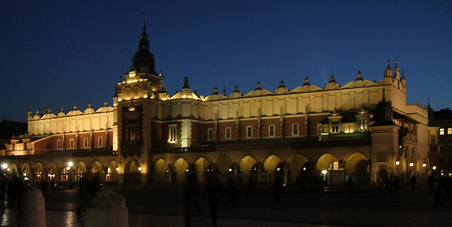 Cloth Hall at Night, Kraków