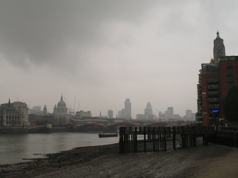 Low Tide, Rainy Morning