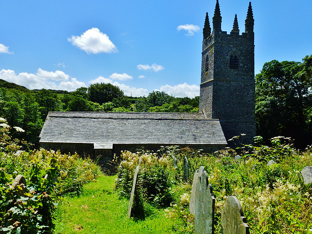 launcells church , cornwall