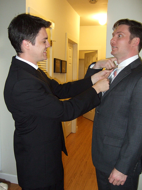 The Best Man Adjusts the Tie #2