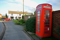 Iconic British telephone box