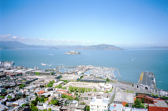 Alcatraz from the Coit Tower