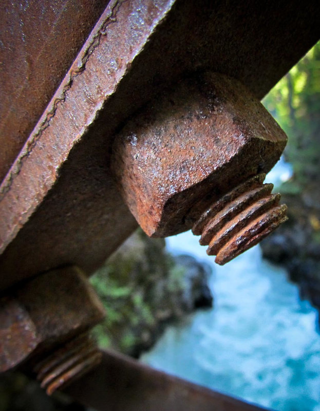 Rusty Bolts on Gorge Bridge