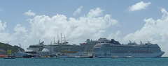 Cruise Ships at St. Maarten (10) - 30 January 2014