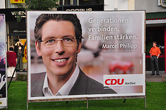 Election poster for the CDU (Christian Democratic Party) party