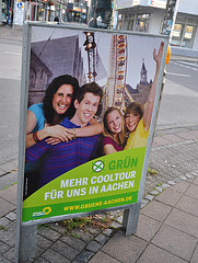 Election poster for the Grün (Green) party