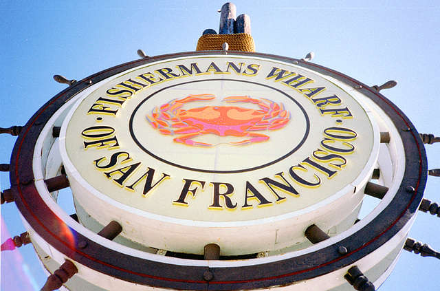 Fisherman's Wharf sign