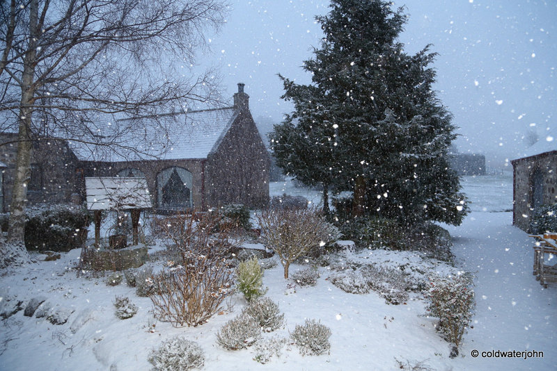 "Driving conditions in the North-east of Scotland will be hazardous overnight on Sunday and into Monday morning..."
