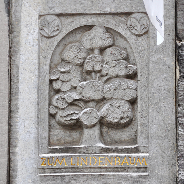 Gable stone Zum Lindenbaum in Aachen