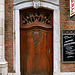 Old door in Aachen, Germany