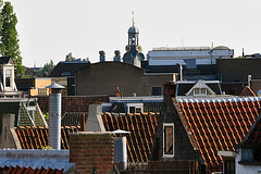 The tower of the Academy Building of Leiden University