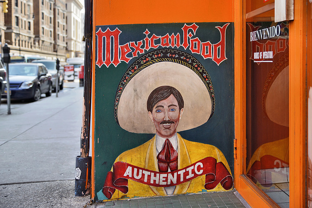 Authentic Mexican Food – Forbes Avenue between Oakland and Atwood Streets, Pittsburgh, Pennsylvania