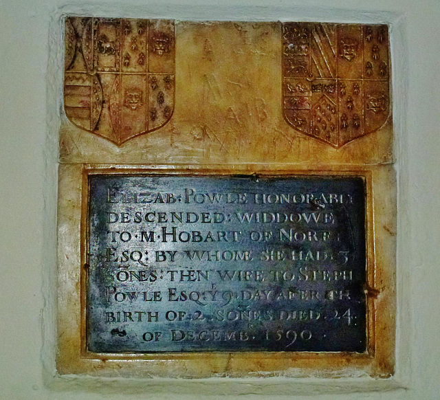 barking church, essex, tomb of elizabeth powle, 1590