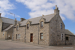 Traditional stone house in Lossiemouth, Moray