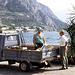 Limone- Gardeners with their Three-Wheeled Vehicle