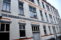 Lettering on the former warehouse of the woolen blankets company of J.C. Zaalberg