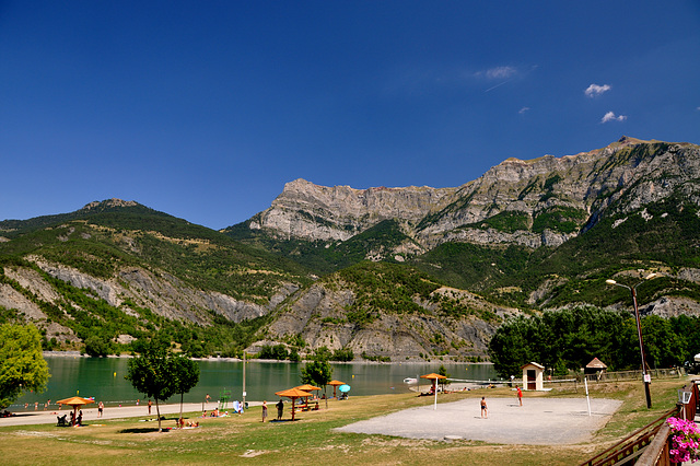 Holiday 2009 – View of the Serre-Ponçon lake