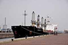 The Monica in the sea locks at IJmuiden