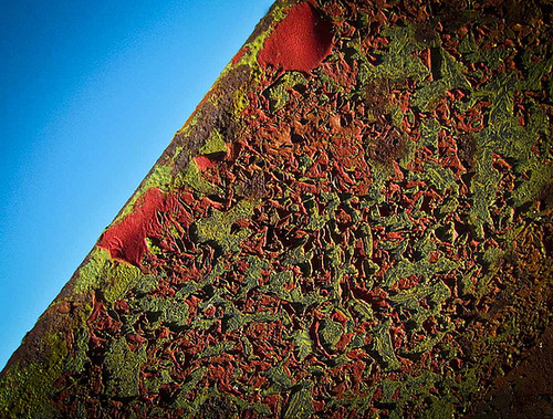 Rusty Christmas Beam Close-Up