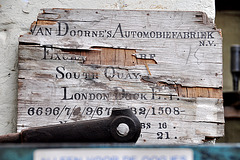 Daf Museum – Old crate lid