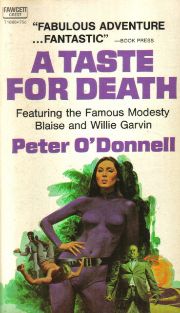 Peter O'Donnell - A Taste for Death (Fawcett Crest edition)