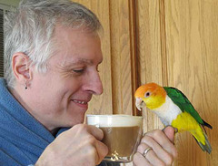 Pumpkin enjoys Latte Foam