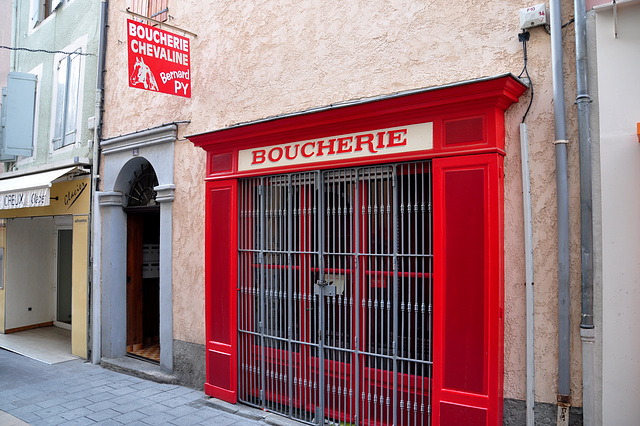 Holiday 2009 – Horse butcher in Gap, France