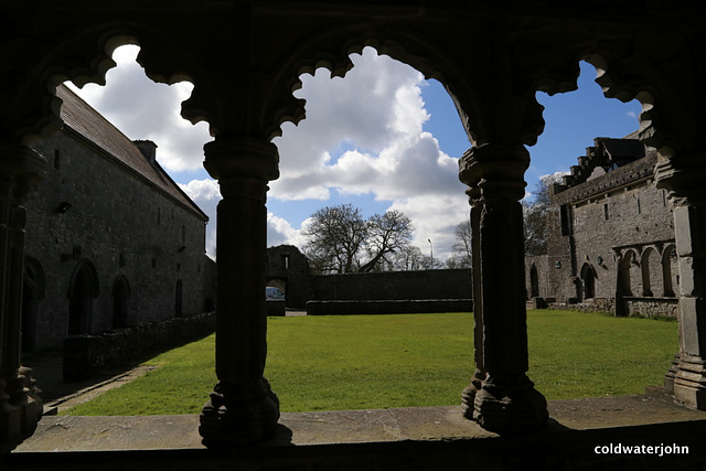 Eire - The Cloisters at Holy Cross Abbey