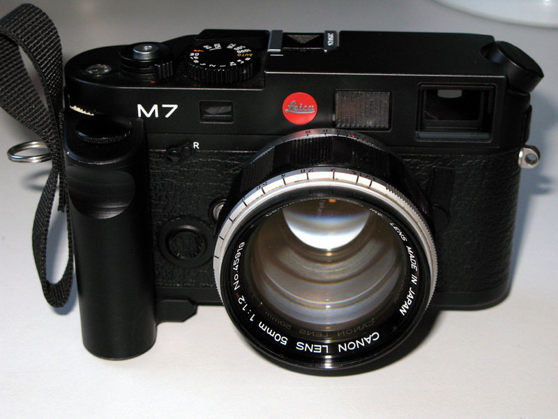 Leica M7 0.85 Canon 50 1.2 Rapidgrip Sling