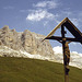 Dolomites with Crucifix