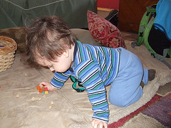 Hmmm... Keep Working On My Crawling Form - or Oat-e-os?